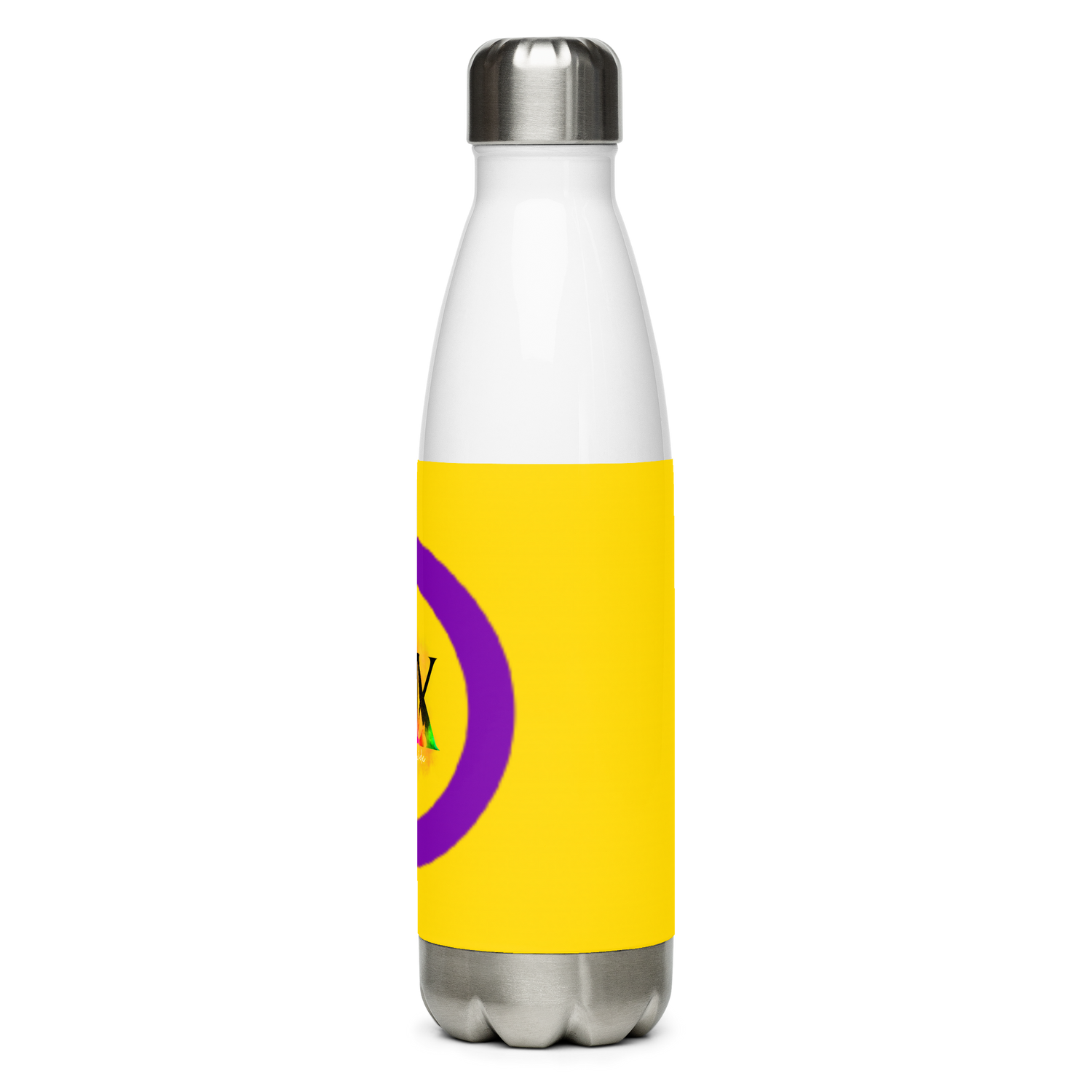 Intersex Pride Flag Stainless Steel Water Bottle – 500ml BPA-Free Reusable Insulated Flask | LGBTQIA+ Visibility Design