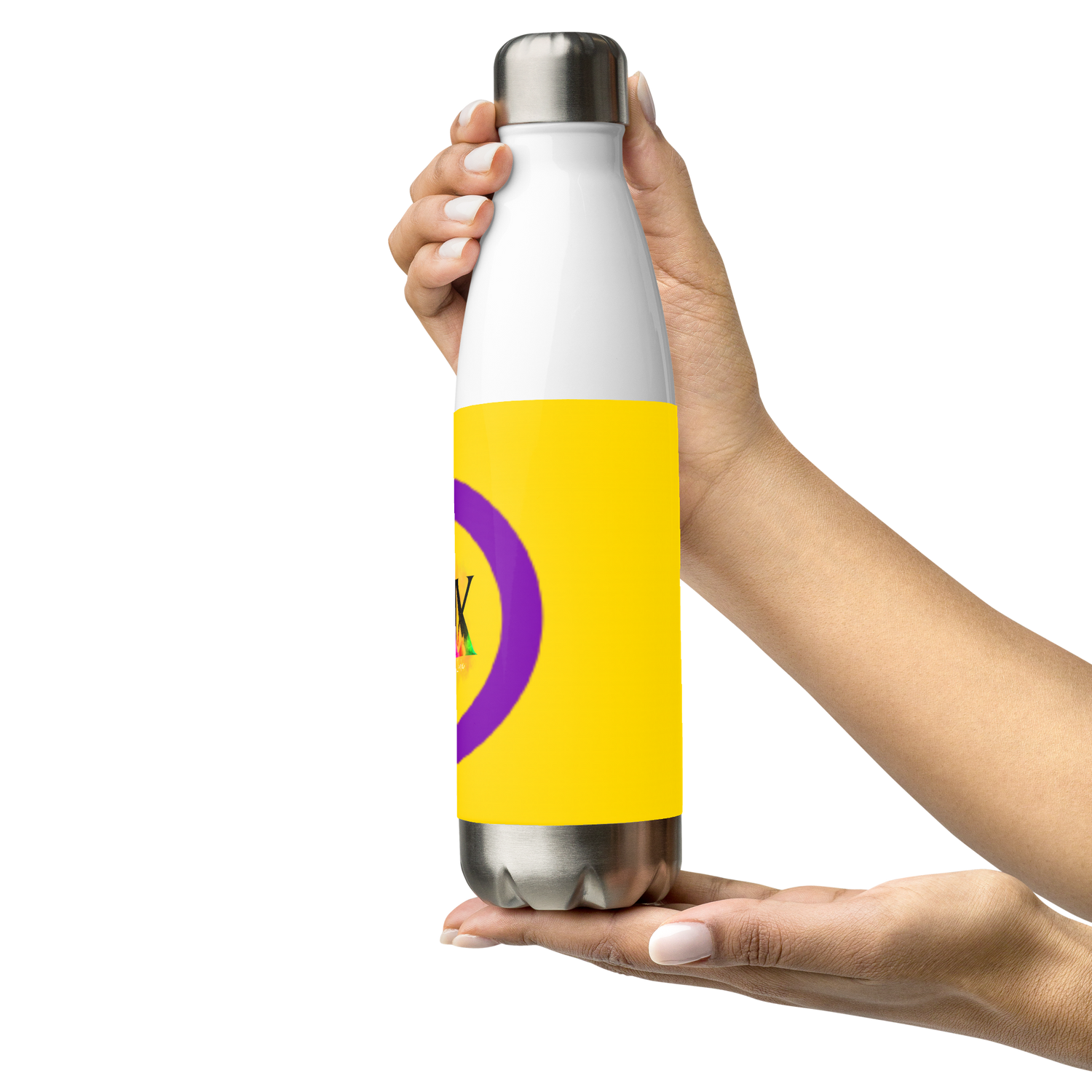 Intersex Pride Flag Stainless Steel Water Bottle – 500ml BPA-Free Reusable Insulated Flask | LGBTQIA+ Visibility Design