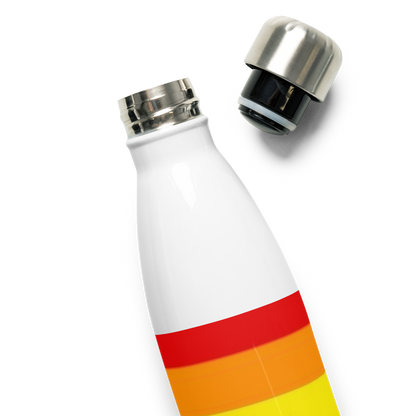 VOCE LINDX LGBTQIA+ 6‑Colours Flag Stainless Steel Water Bottle – 500 ml Vacuum‑Insulated, Leak‑Proof, Gloss Finish