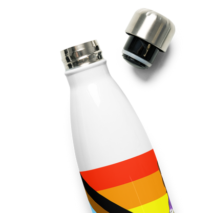 VOCE LINDX Intersex-Inclusive Nonbinary “Gender Is Over” Stainless Steel Water Bottle – 500 ml Vacuum Flask, Leak‑Proof