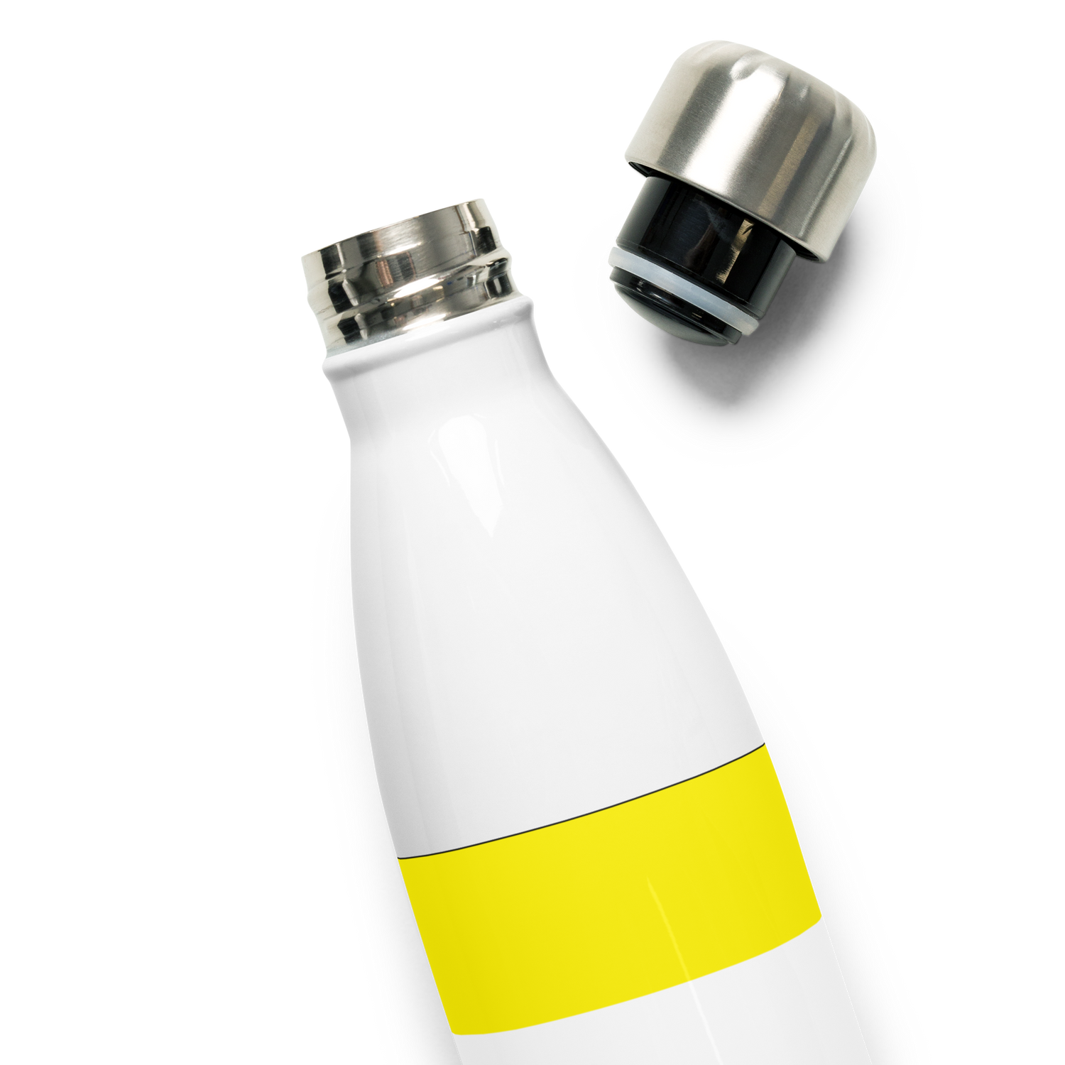 Non-Binary Pride Flag Stainless Steel Water Bottle – 500ml Reusable Insulated BPA-Free Flask | LGBTQIA+ Visibility Edition