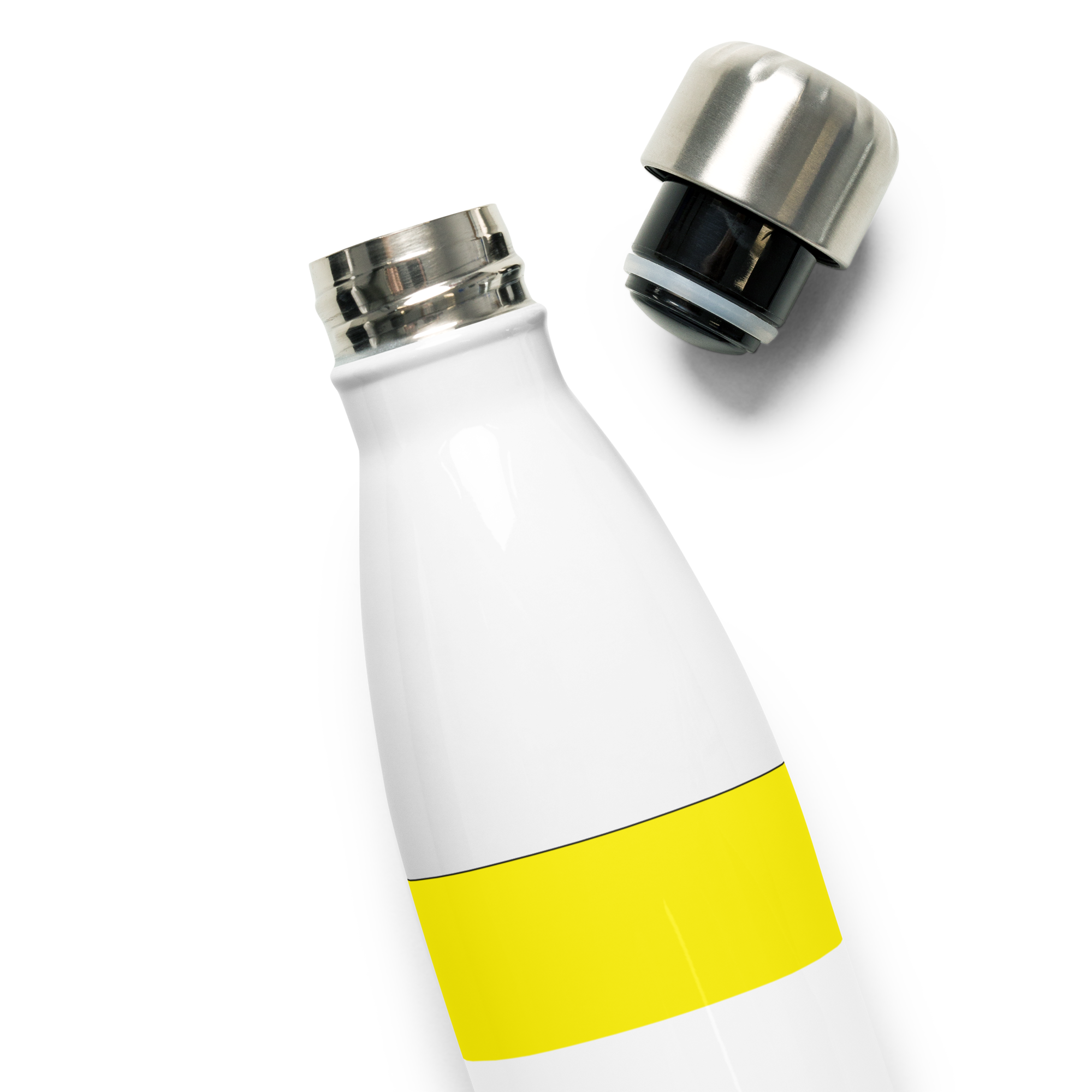 Non-Binary Pride Flag Stainless Steel Water Bottle – 500ml Reusable Insulated BPA-Free Flask | LGBTQIA+ Visibility Edition
