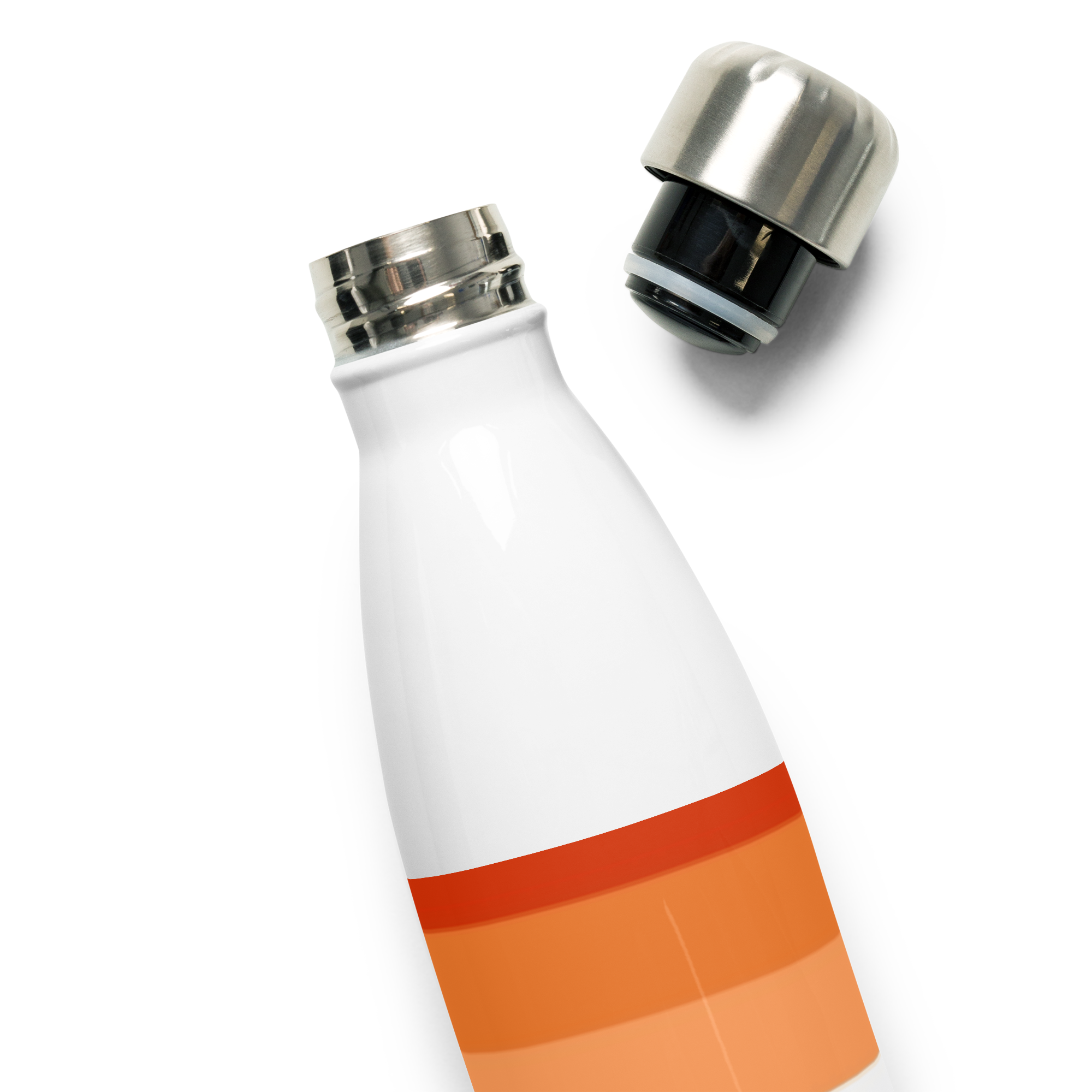 Lesbian Pride Flag Stainless Steel Water Bottle – 500ml BPA-Free Insulated Reusable Flask | LGBTQIA+ Community Design