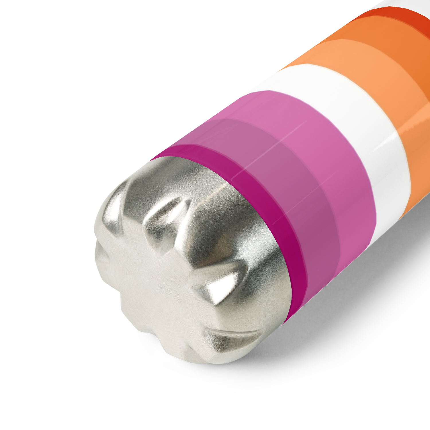 Lesbian Pride Flag Stainless Steel Water Bottle – 500ml BPA-Free Insulated Reusable Flask | LGBTQIA+ Community Design