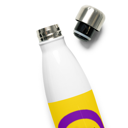 Intersex Pride Flag Stainless Steel Water Bottle – 500ml BPA-Free Reusable Insulated Flask | LGBTQIA+ Visibility Design