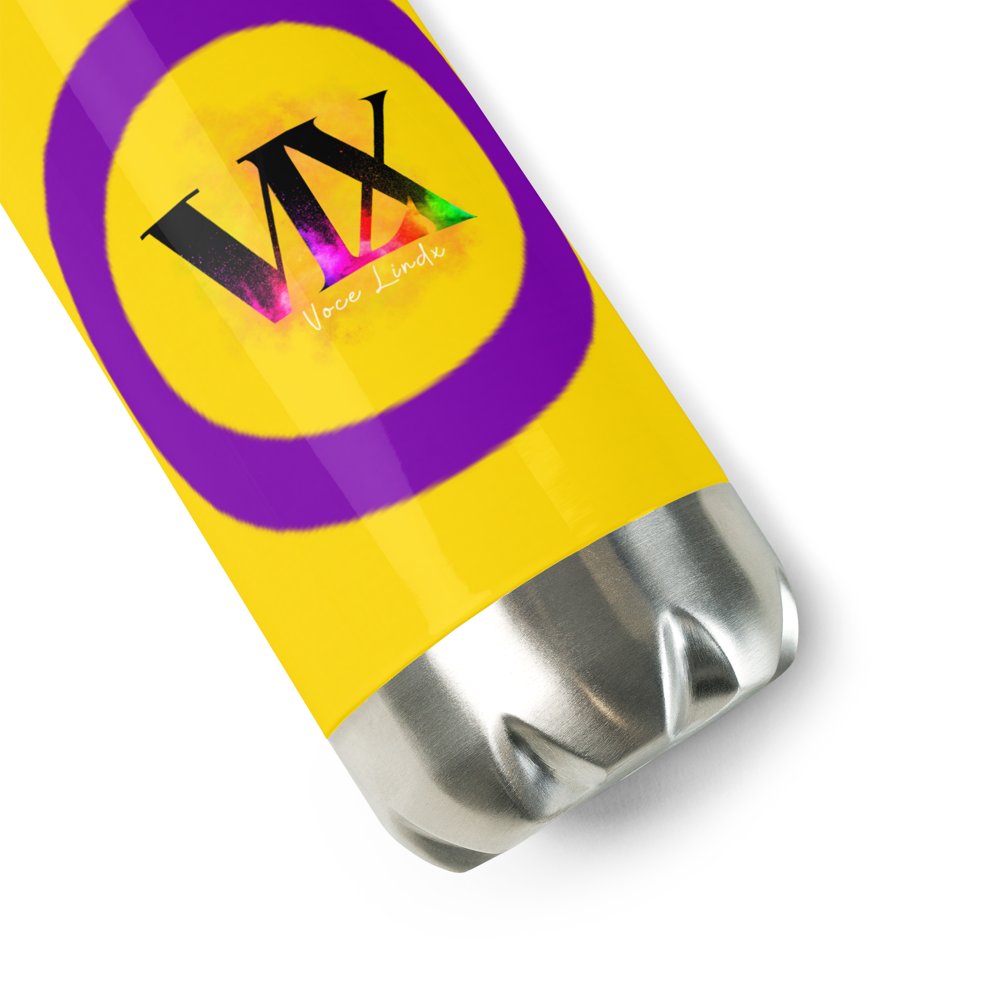 Intersex Pride Flag Stainless Steel Water Bottle – 500ml BPA-Free Reusable Insulated Flask | LGBTQIA+ Visibility Design