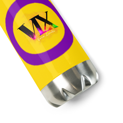 Intersex Pride Flag Stainless Steel Water Bottle – 500ml BPA-Free Reusable Insulated Flask | LGBTQIA+ Visibility Design