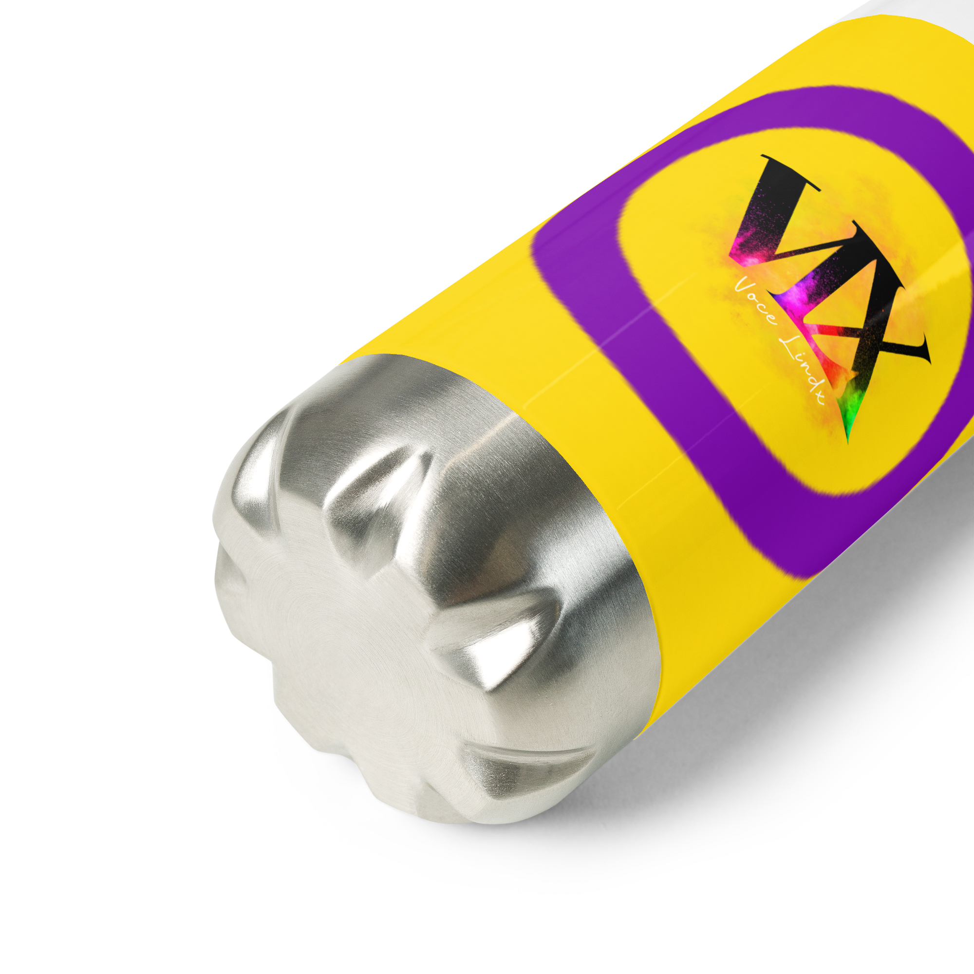Intersex Pride Flag Stainless Steel Water Bottle – 500ml BPA-Free Reusable Insulated Flask | LGBTQIA+ Visibility Design
