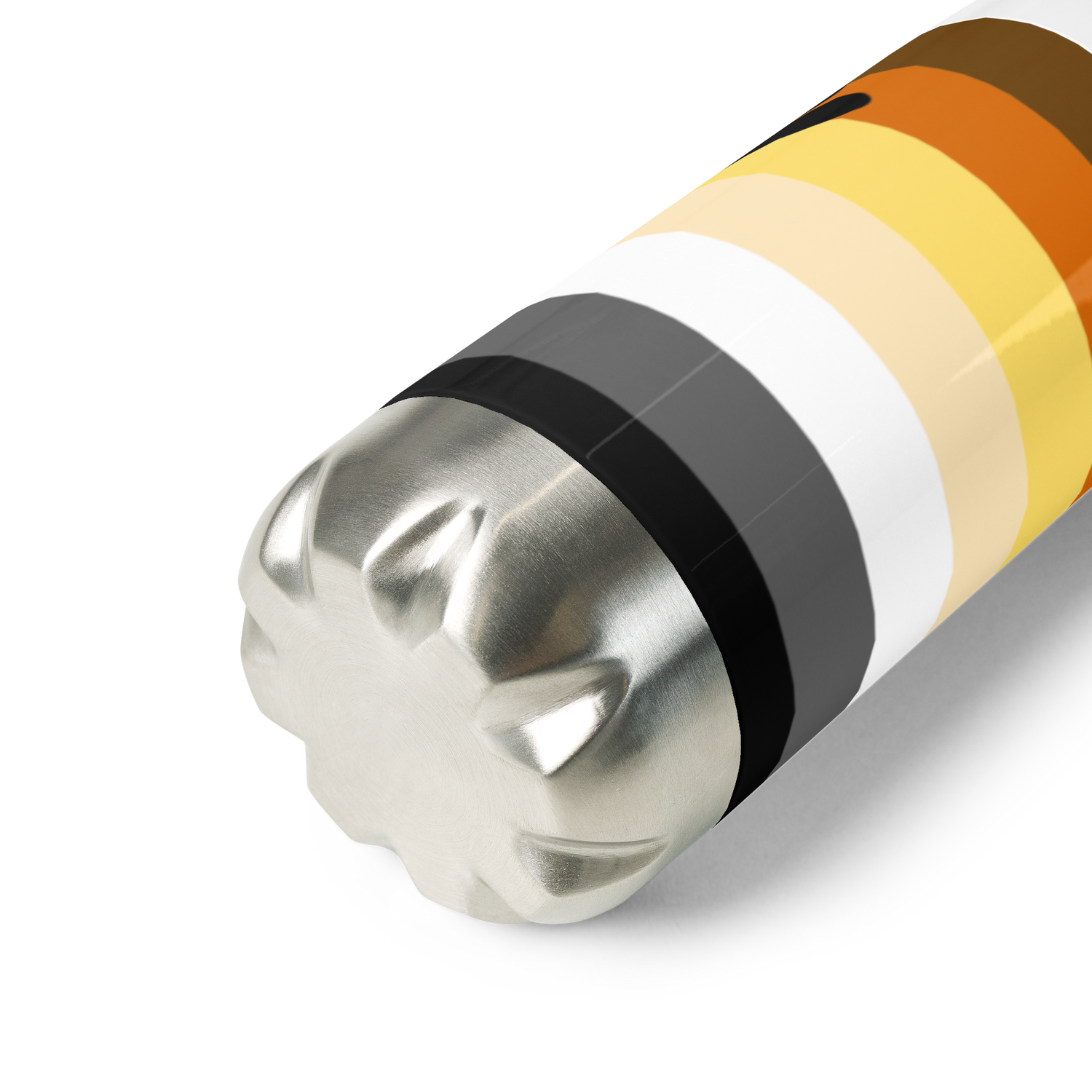 Bear Pride Flag Stainless Steel Water Bottle – 500ml BPA-Free Reusable Insulated Flask | LGBTQIA+ Community Edition
