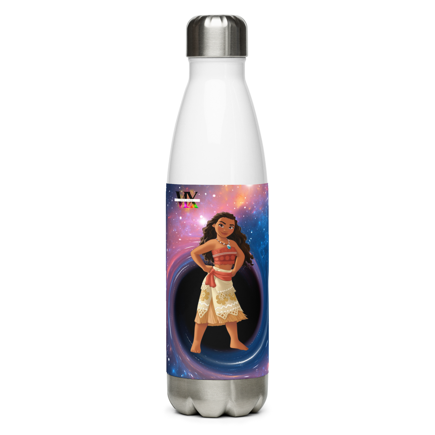Galaxy Adventure Stainless Steel Water Bottle – 500ml Insulated BPA-Free Flask Inspired by Moana