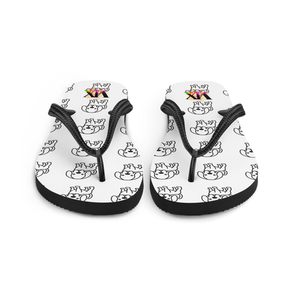 Dog Print Flip-Flops – Fun Canine Design Sandals with Cushioned Sole | Comfortable Footwear for Dog Lovers