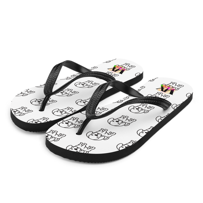 Dog Print Flip-Flops – Fun Canine Design Sandals with Cushioned Sole | Comfortable Footwear for Dog Lovers