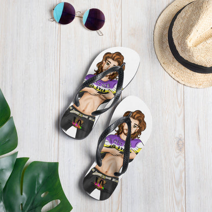 Diverse Identity Flip-Flops | Inclusive Gender-Neutral Pride Footwear