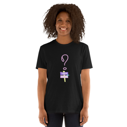 VOCE LINDX “They/Them” Short Sleeve T‑Shirt – 100 % Cotton Jersey, Pronoun-Statement Tee