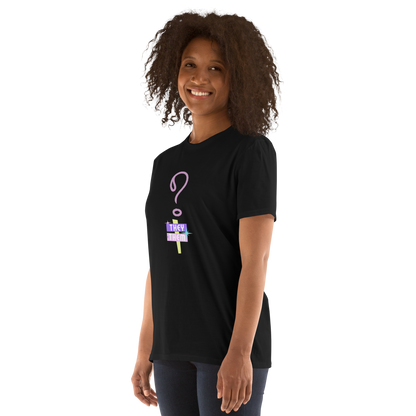 VOCE LINDX “They/Them” Short Sleeve T‑Shirt – 100 % Cotton Jersey, Pronoun-Statement Tee