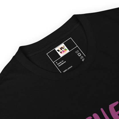 Short-Sleeve Cotton T-Shirt – “They/Them/Theirs” Pronouns Print | Inclusive Pride Design