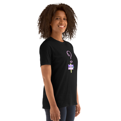 VOCE LINDX “They/Them” Short Sleeve T‑Shirt – 100 % Cotton Jersey, Pronoun-Statement Tee