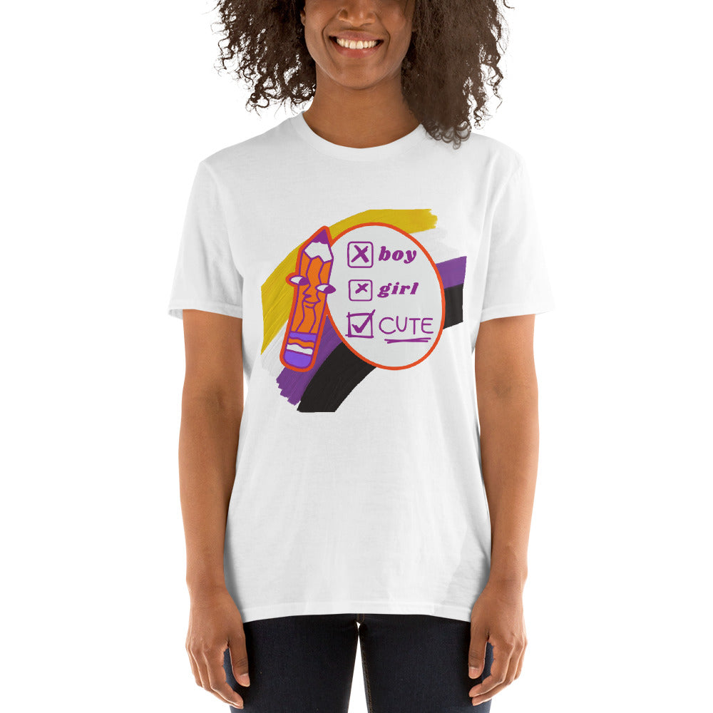 Short Sleeve T-Shirt – Diverse Identity | Inclusive Gender-Neutral Pride Top