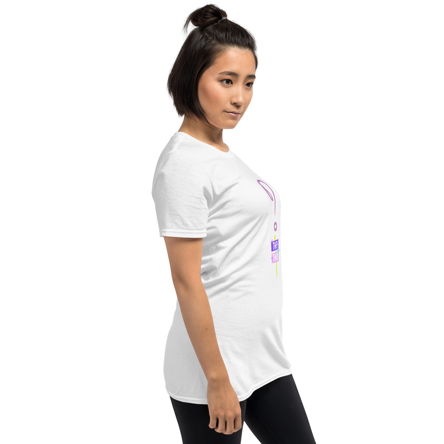 VOCE LINDX “They/Them” Short Sleeve T‑Shirt – 100 % Cotton Jersey, Pronoun-Statement Tee