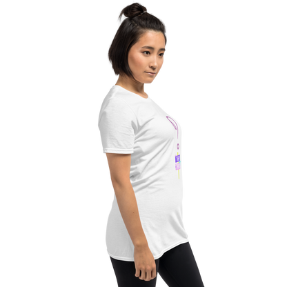 VOCE LINDX “They/Them” Short Sleeve T‑Shirt – 100 % Cotton Jersey, Pronoun-Statement Tee