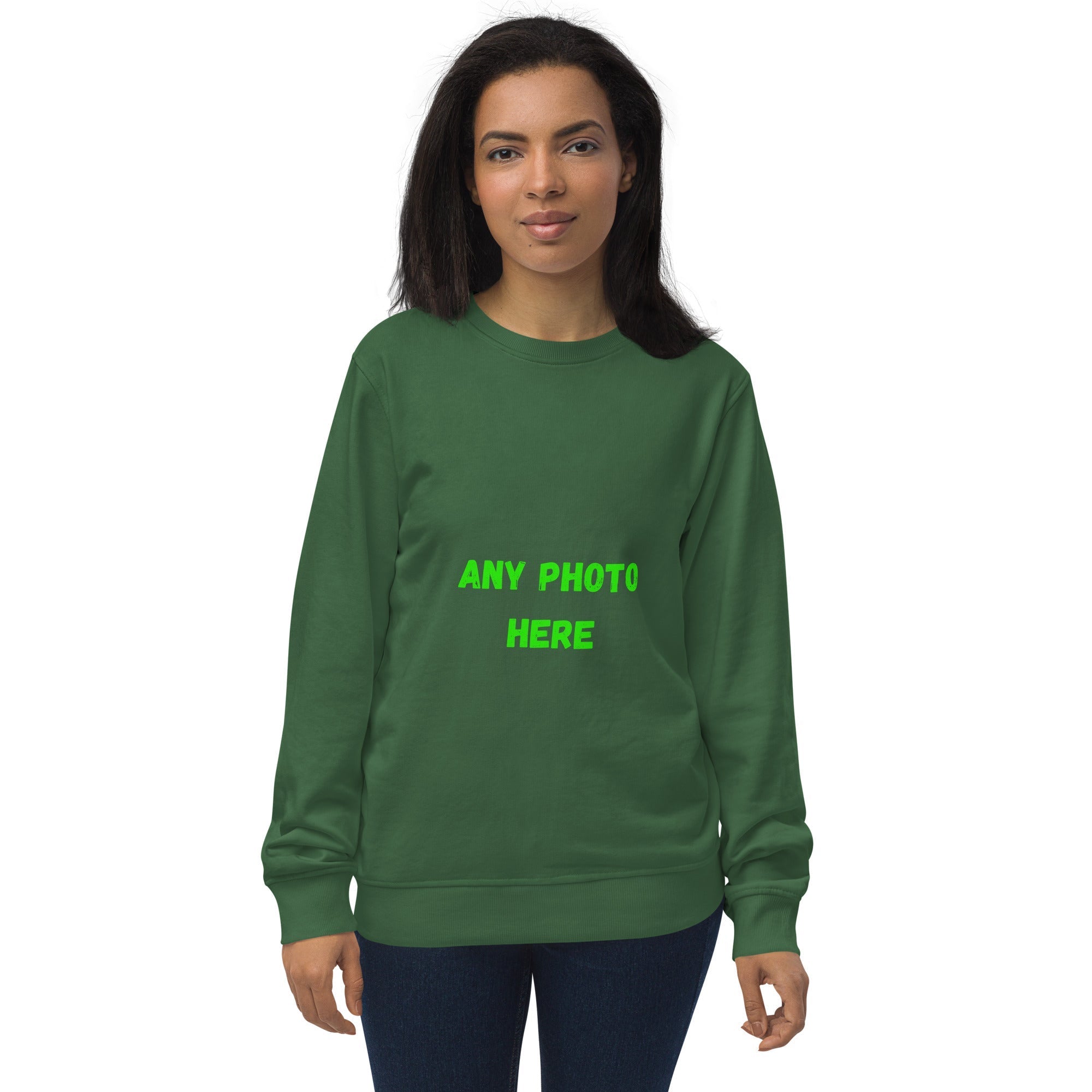VOCE LINDX Organic Cotton Sweatshirt – Mid‑Weight Relaxed Fit, Crew Neck, Sustainable &amp; Inclusive