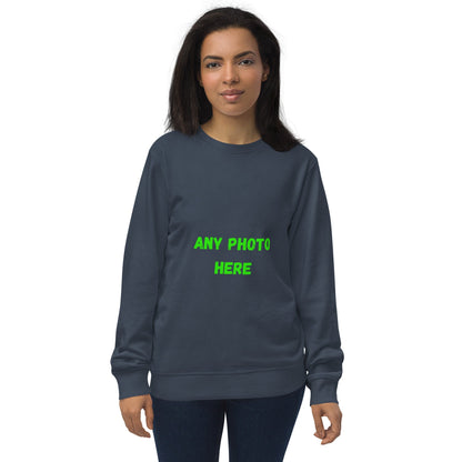VOCE LINDX Organic Cotton Sweatshirt – Mid‑Weight Relaxed Fit, Crew Neck, Sustainable &amp; Inclusive