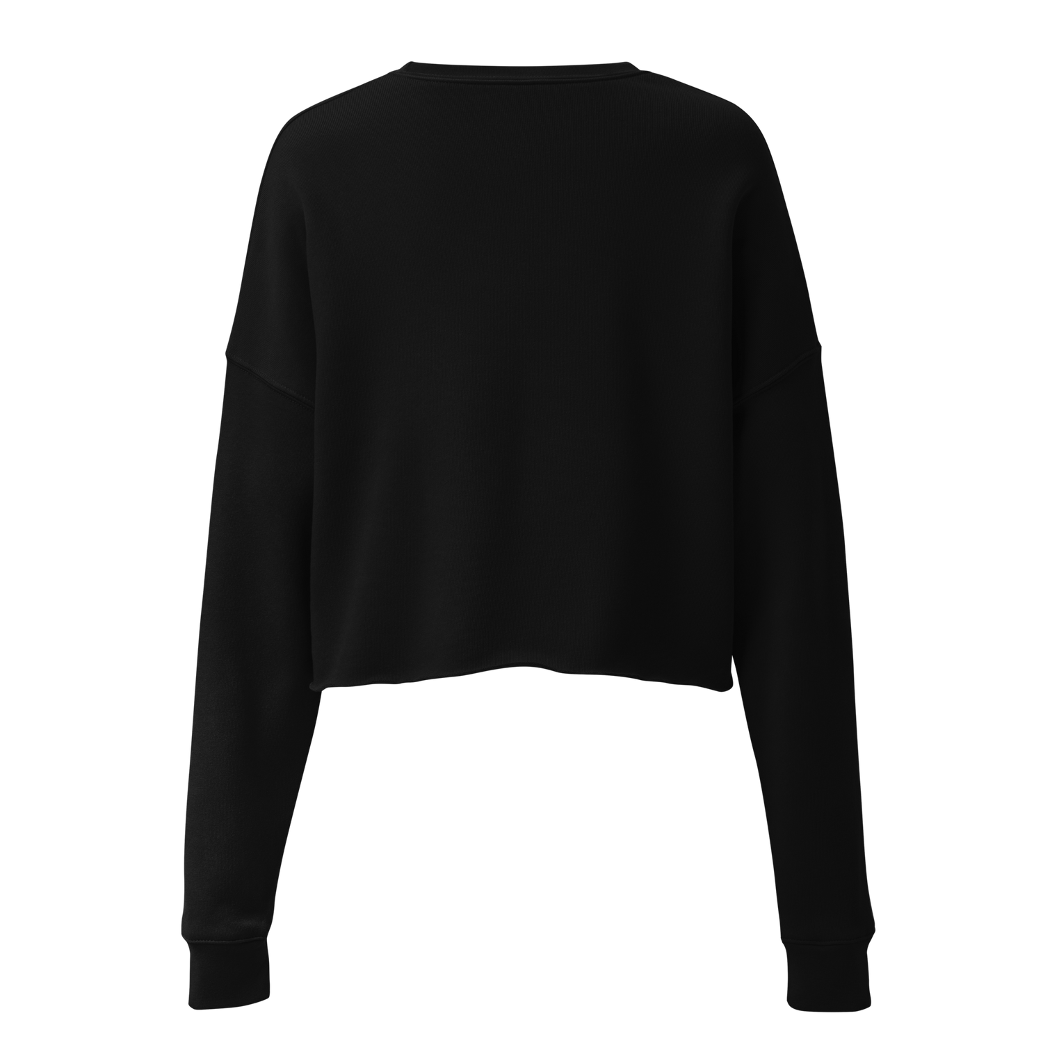 VOCE LINDX Cropped Sweatshirt – 50/50 Cotton–Poly Fleece, Ribbed Cuffs &amp; Raw Hem – Custom Artwork