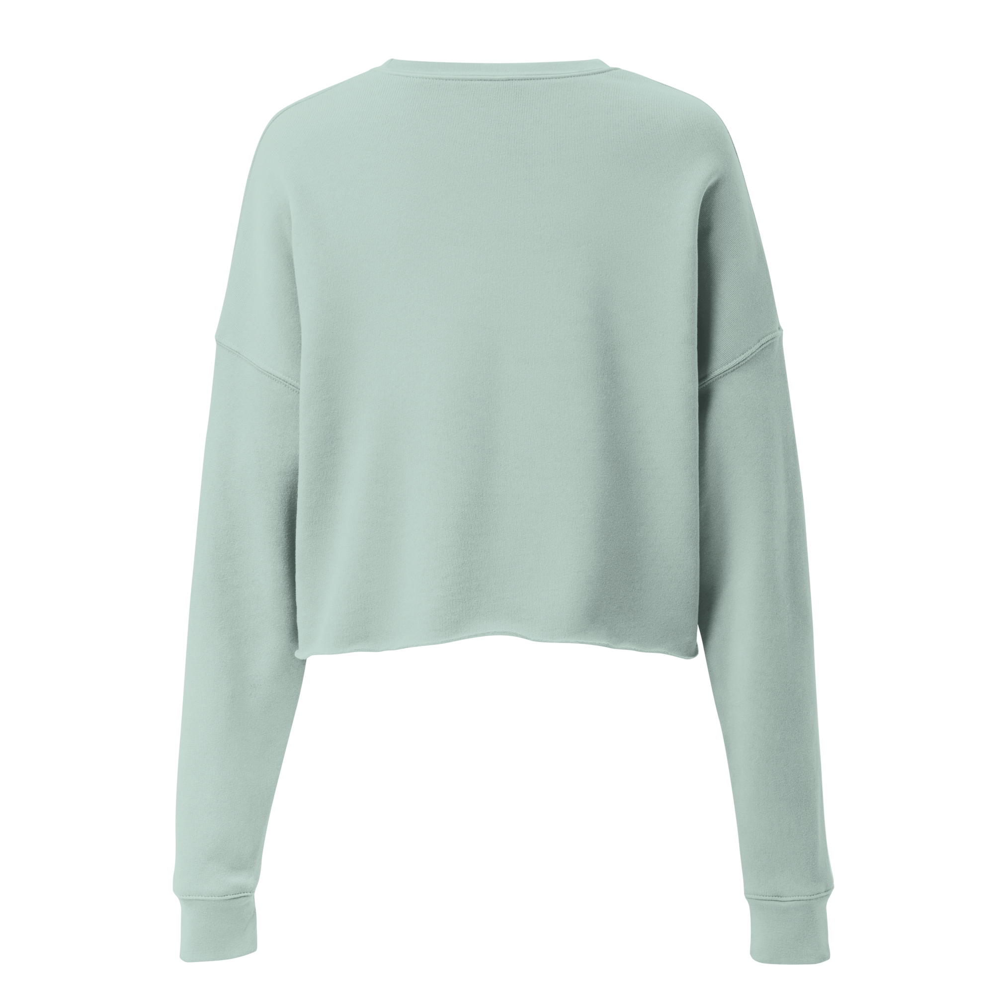 VOCE LINDX Cropped Sweatshirt – 50/50 Cotton–Poly Fleece, Ribbed Cuffs &amp; Raw Hem – Custom Artwork