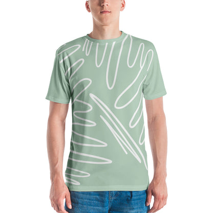 Camiseta Línea Esbozada Abstracta