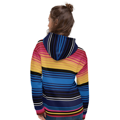 Sudadera Con Capucha Rayas De Colores