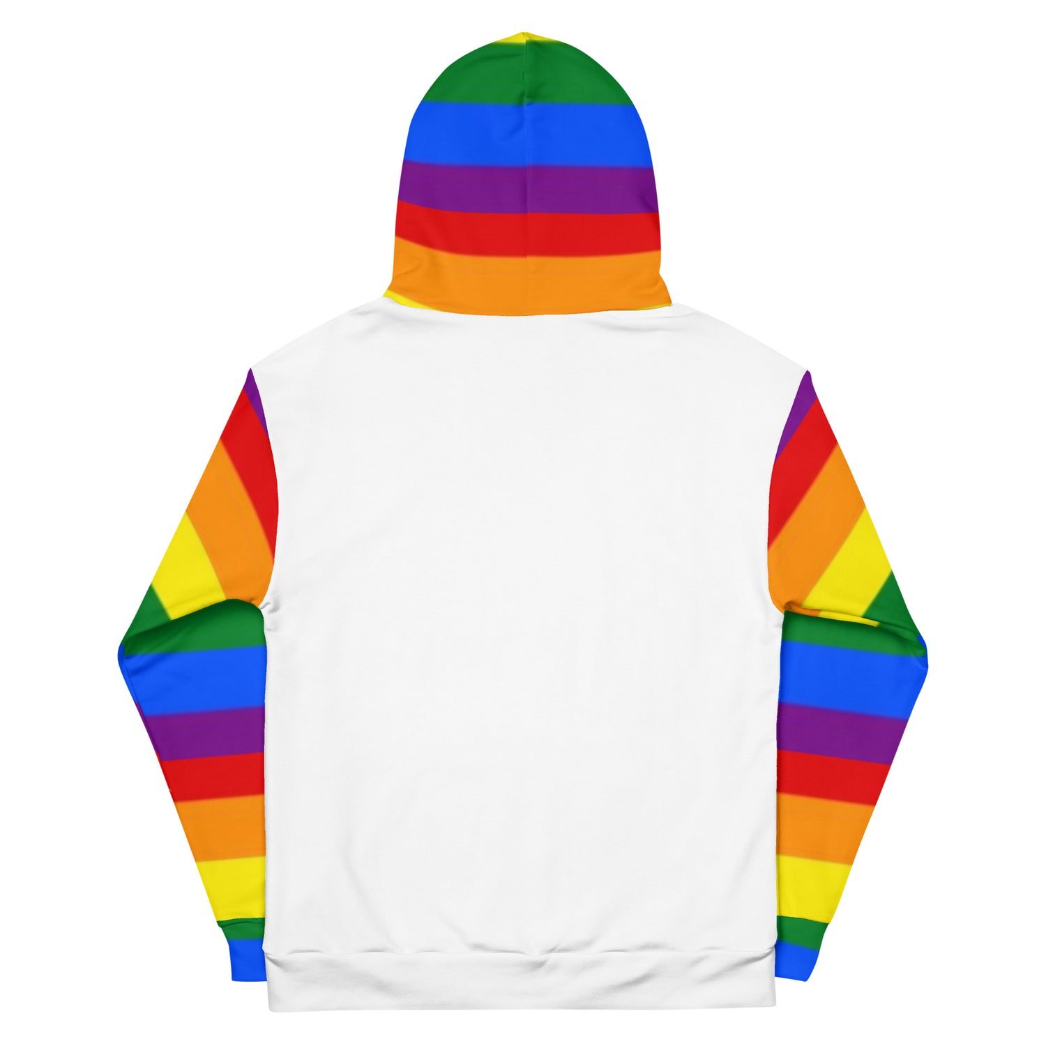 Sudadera con capucha LGBTQ+ Bandera del Orgullo Arco Iris