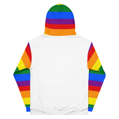 Sudadera con capucha LGBTQ+ Bandera del Orgullo Arco Iris