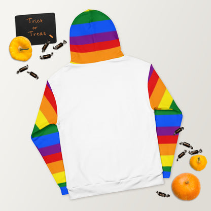 Sudadera con capucha LGBTQ+ Bandera del Orgullo Arco Iris