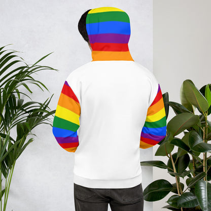 Sudadera con capucha LGBTQ+ Bandera del Orgullo Arco Iris