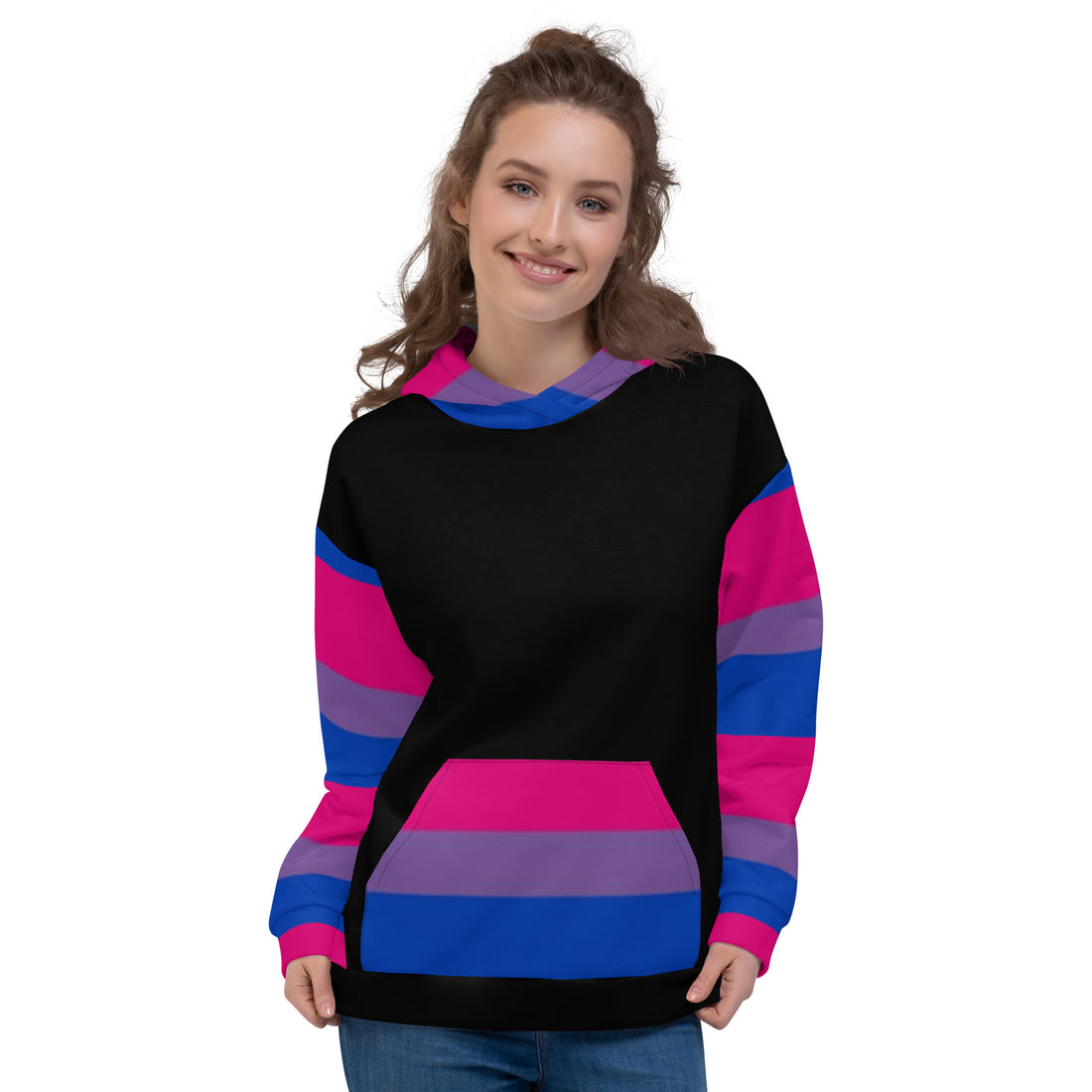 Bisexual Pride Flag Hoodie – Comfortable, Bold & Inclusive Expression