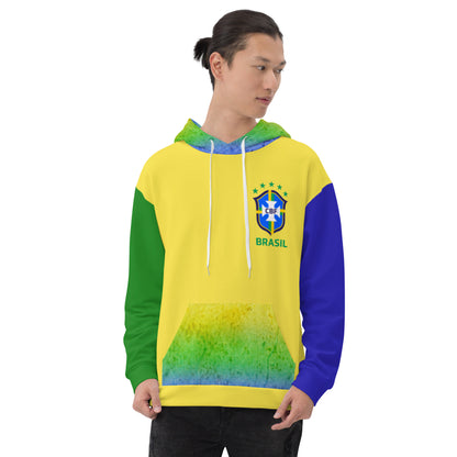 Sudadera con capucha del equipo brasileño