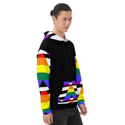 Sudadera con capucha Straight Ally Flag