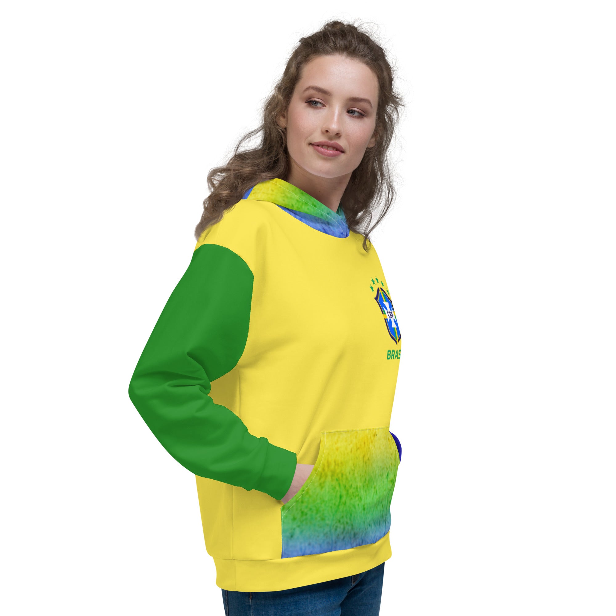 Sudadera con capucha del equipo brasileño