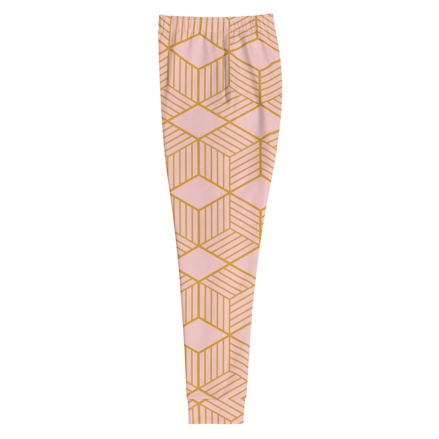 Joggers Geométrico Rosa Claro