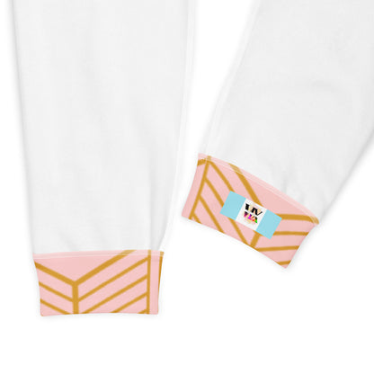 Joggers Geométrico Rosa Claro