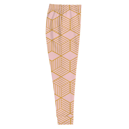 Joggers Geométrico Rosa Claro