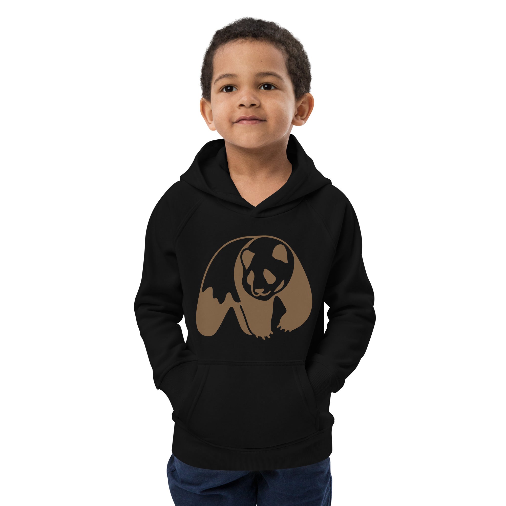 Urso com capuz ecológico infantil