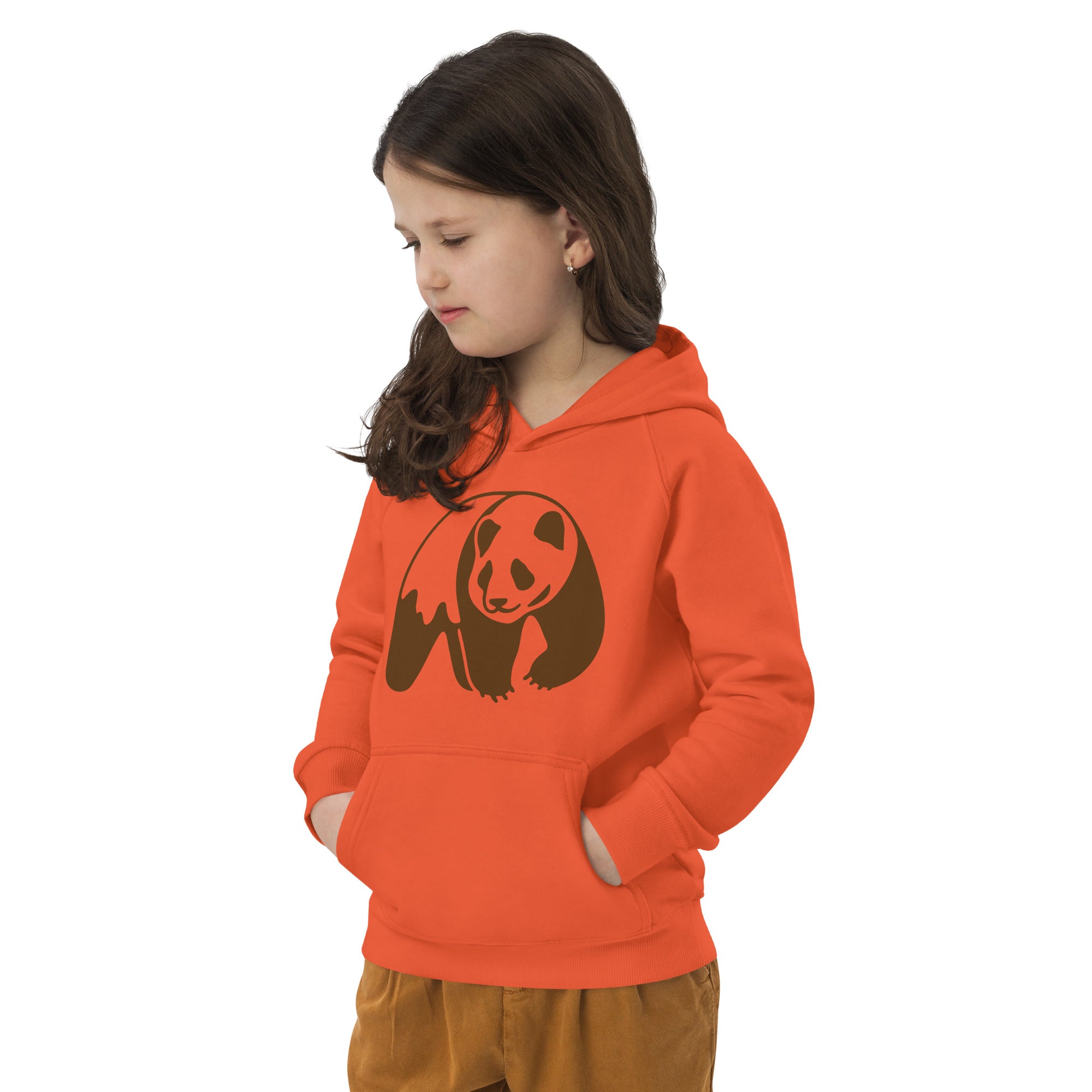 Urso com capuz ecológico infantil