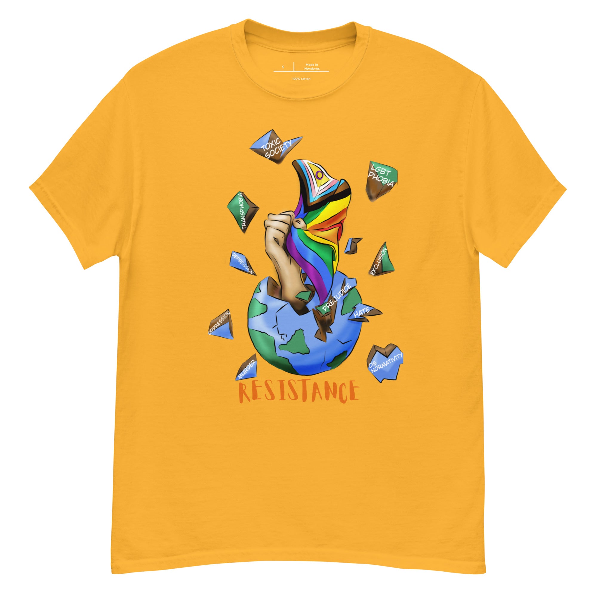 Camiseta clássica Pride Intersex-Inclusive Resistance