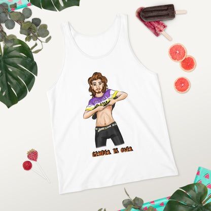 Camiseta sin mangas Orgullo Resistencia inclusiva intersexual