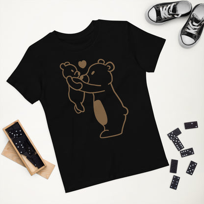 Camiseta infantil de algodón orgánico Oso