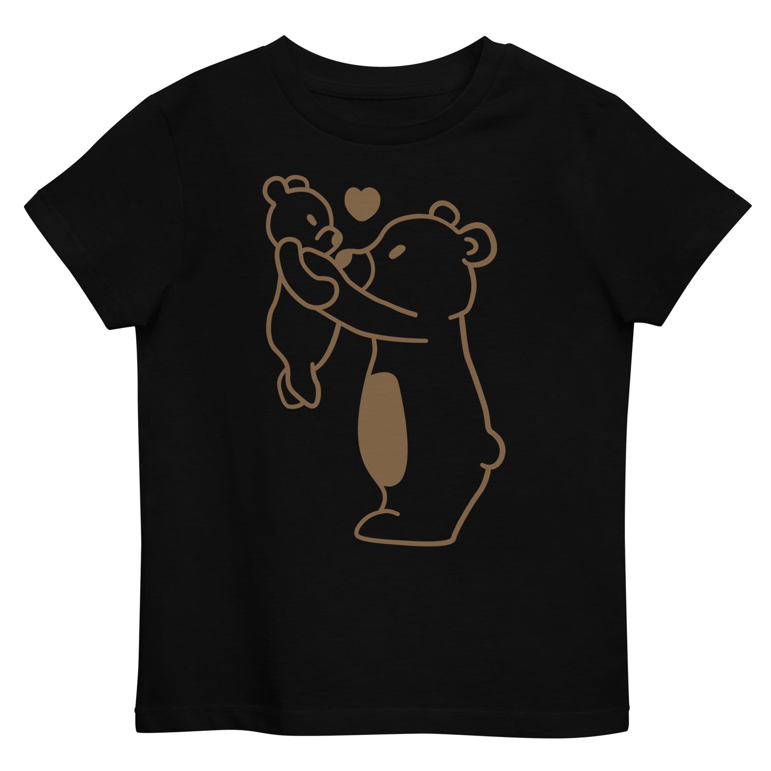 Camiseta infantil de algodón orgánico Oso