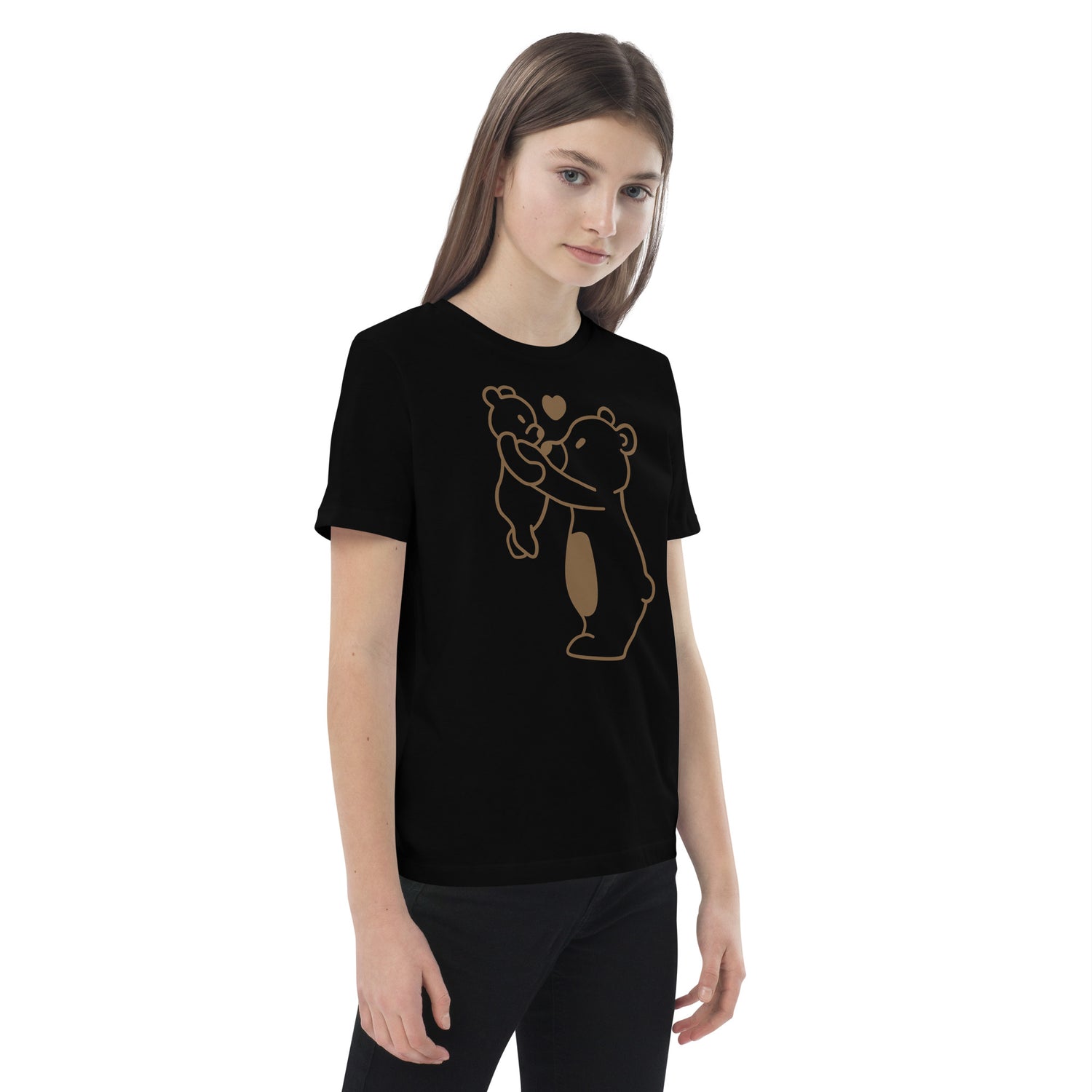 Camiseta infantil de algodón orgánico Oso