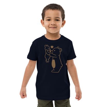 Camiseta infantil de algodón orgánico Oso