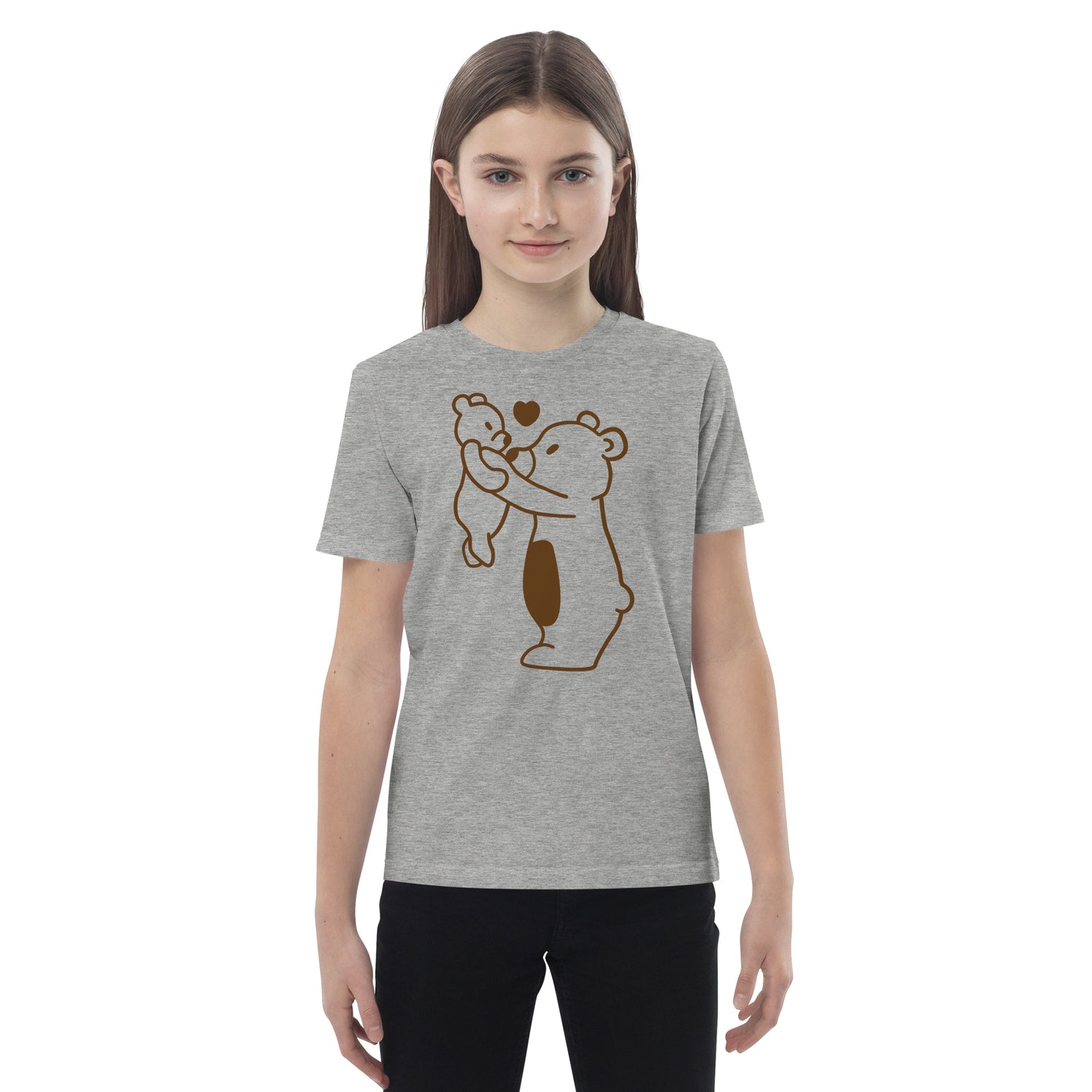 Camiseta infantil de algodón orgánico Oso